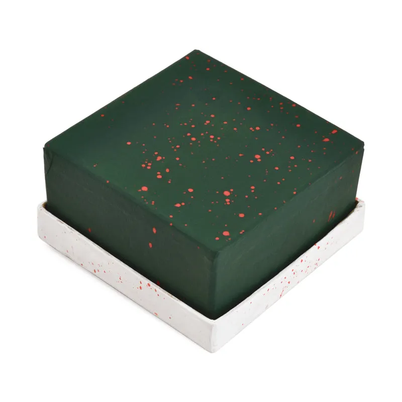 Gift Boxes-The Joy of Christmas is Family-Paper Mache-Square-X-Small-Quantity 1