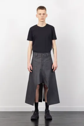 Gusset Denim Skirt