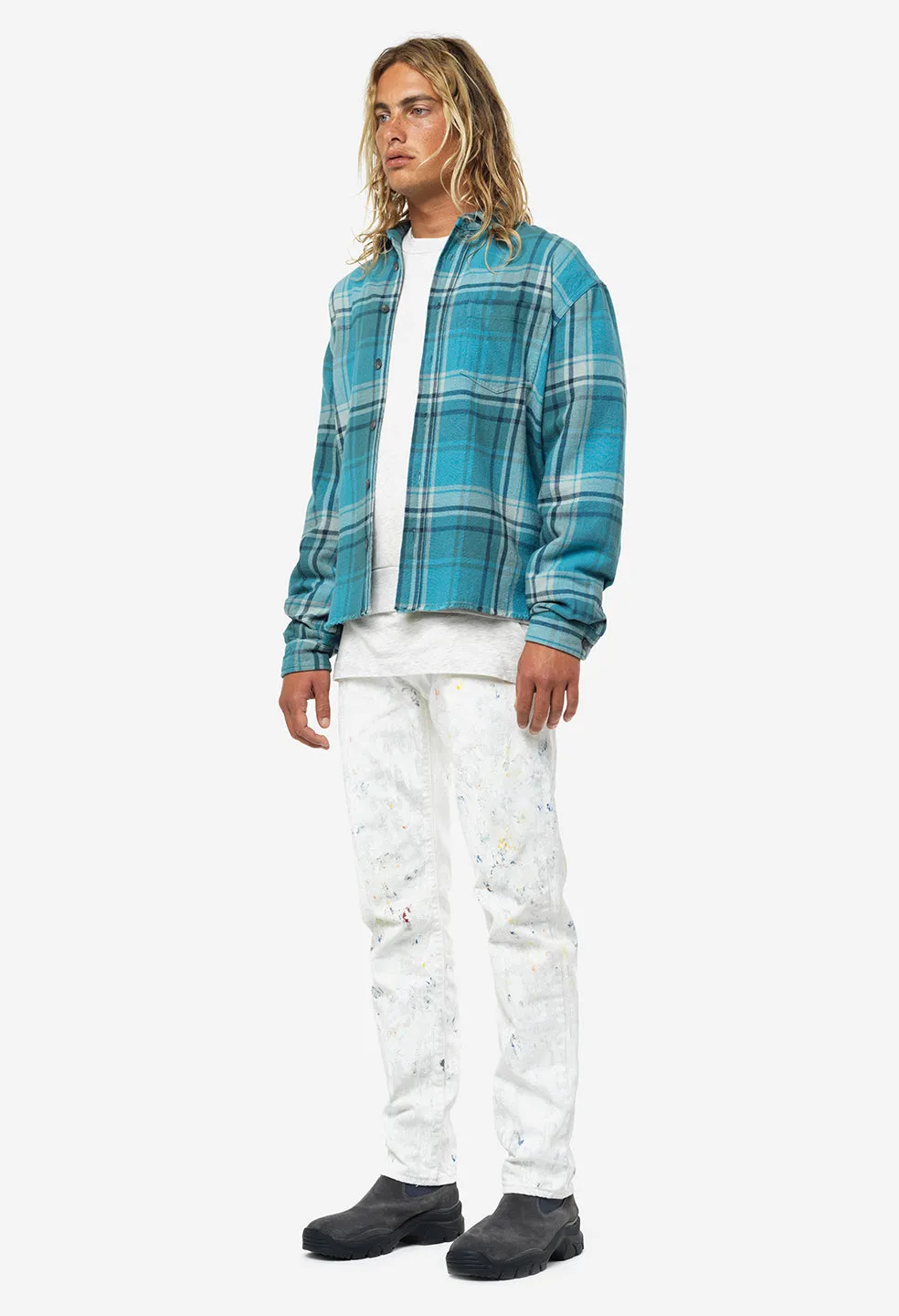 Hemi Oversized Shirt / Oceana Check