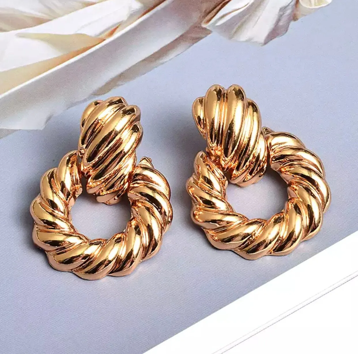 Hoop Earrings, Gold Hoop Earrings, Hoop Earrings For Women, Huggie Hoops Earrings, Twist Hoop Earrings, Hypoallergenic Earrings, Chunky Hoop