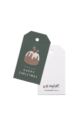 In The Daylight - Christmas Pudding - Gift Tag - Set Of 5