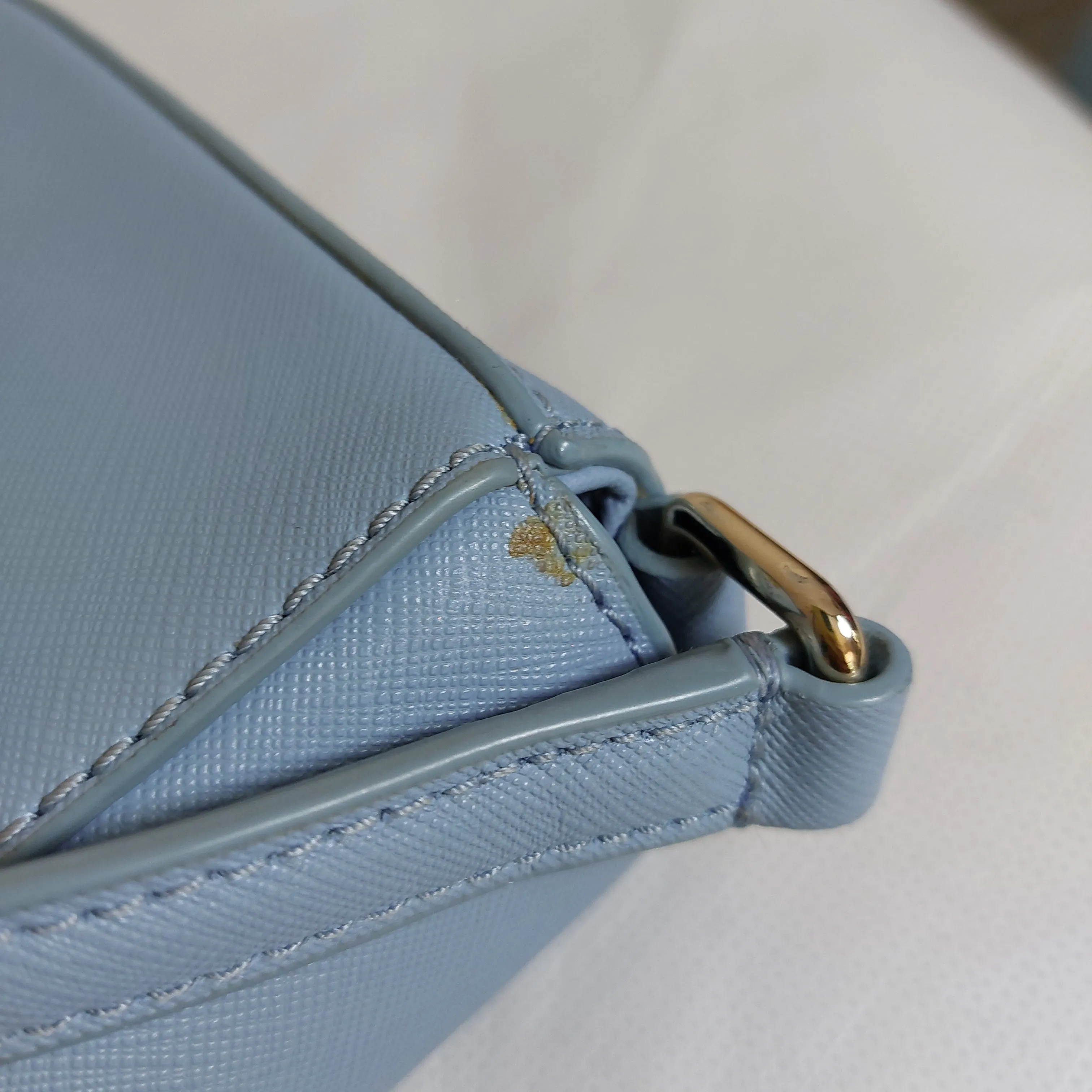 Kate Spade Sky Blue Laurel Way Carsen Leather Crossbody Bag | Gently Used |