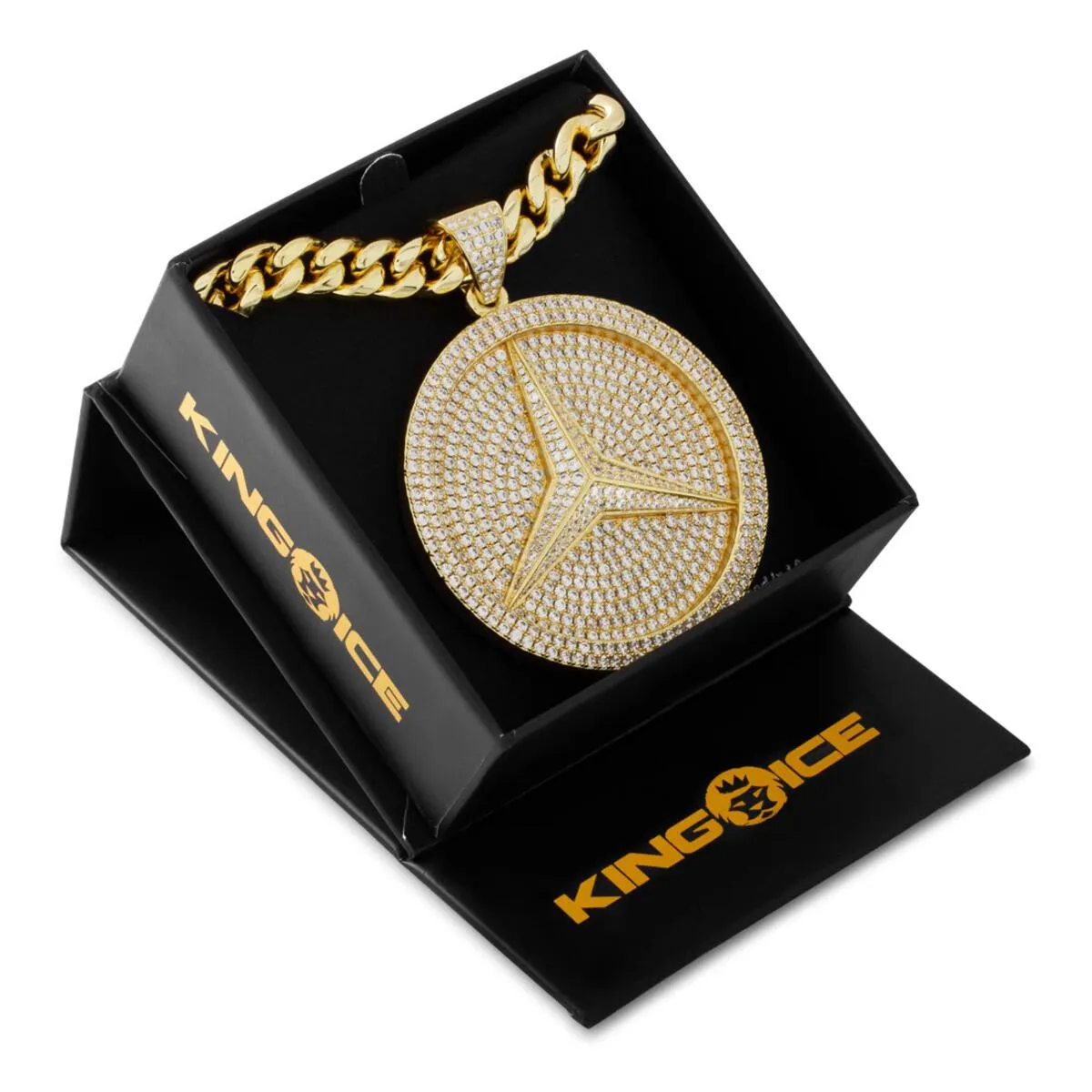 King Ice Paid in Full Medallion Necklace