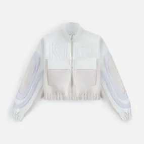 Kith Women Mei Leather Track Bomber - Sandrift