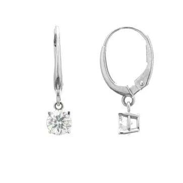 Ladies Dangle Diamond Earrings