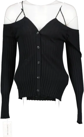 Lisa Yang Black The Clarita Cardigan UK M/L