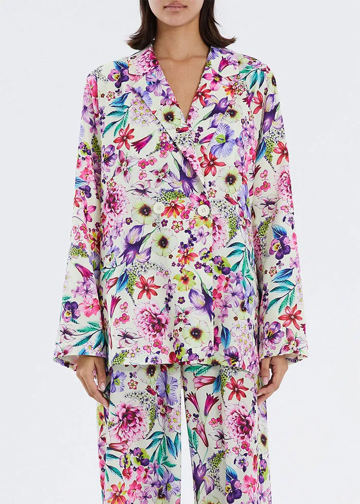 Lollys Laundry Jolie Blazer - Flower Print