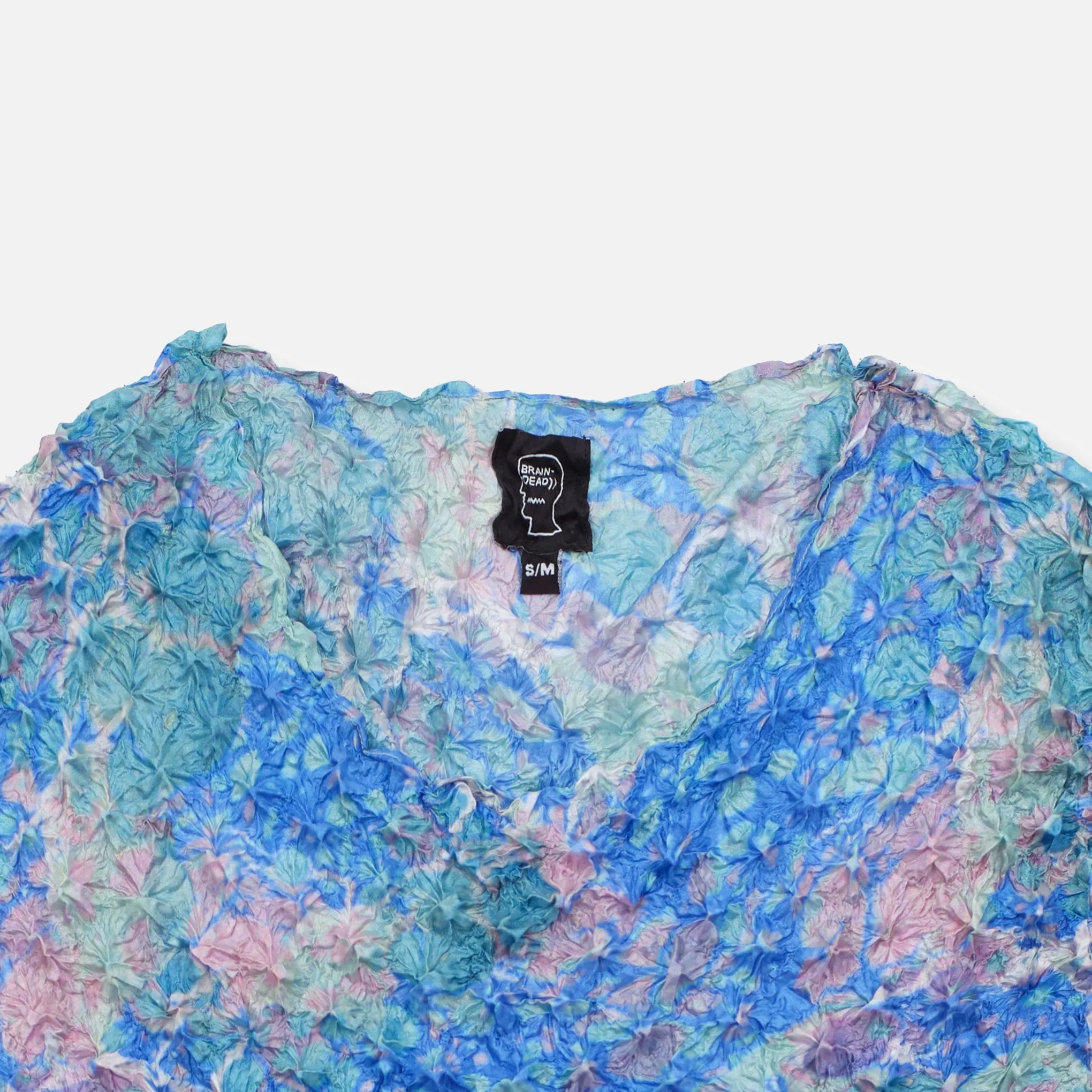 Marble Bubble Shrink Shirt - Blue