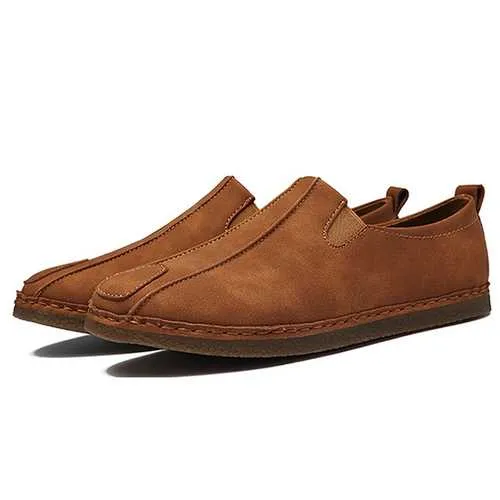 Men Comfortable Soft Sole Suede Loafers