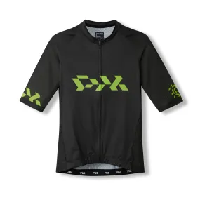 Mens Core Jersey - Carbon Black Lime