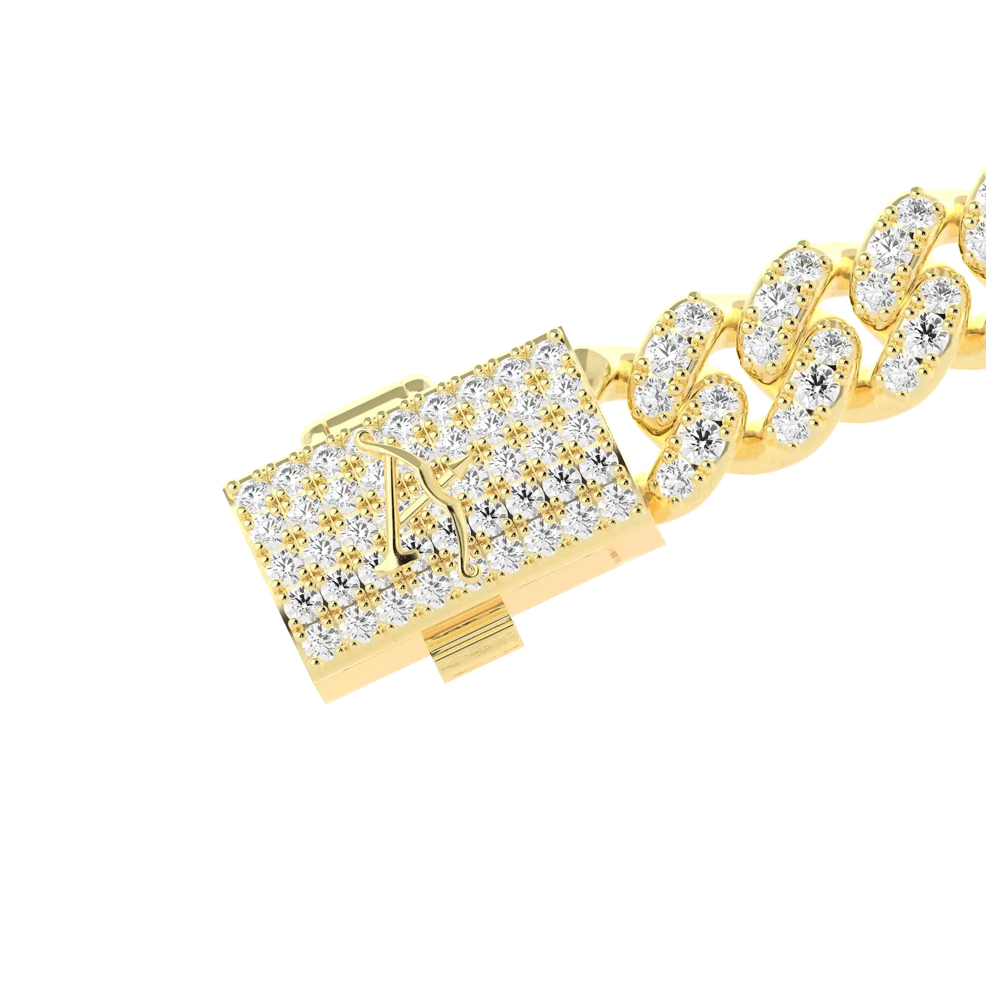 Mirco Round Cut Cuban Link Bracelet - 6mm