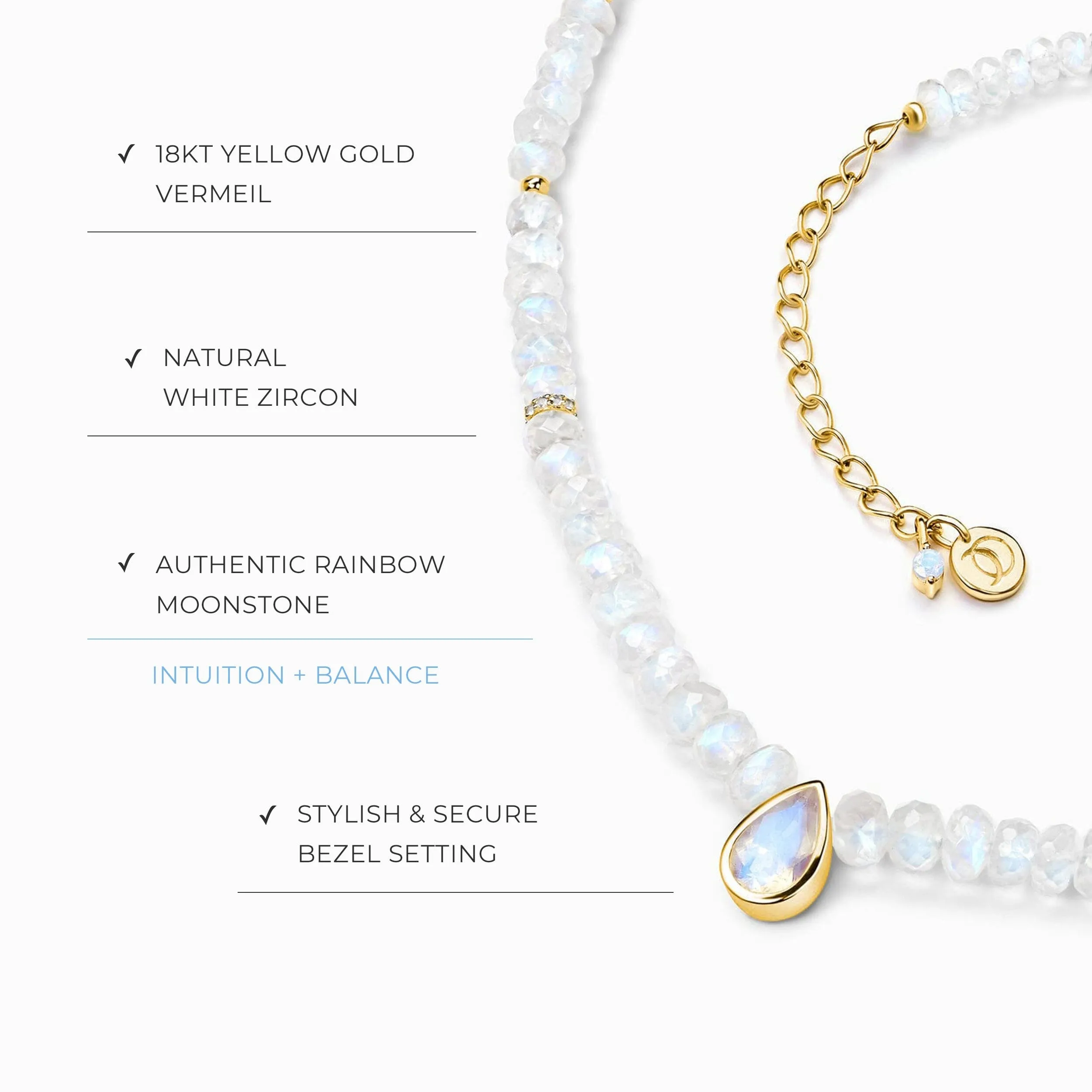 Moonstone Necklace - Free Spirit