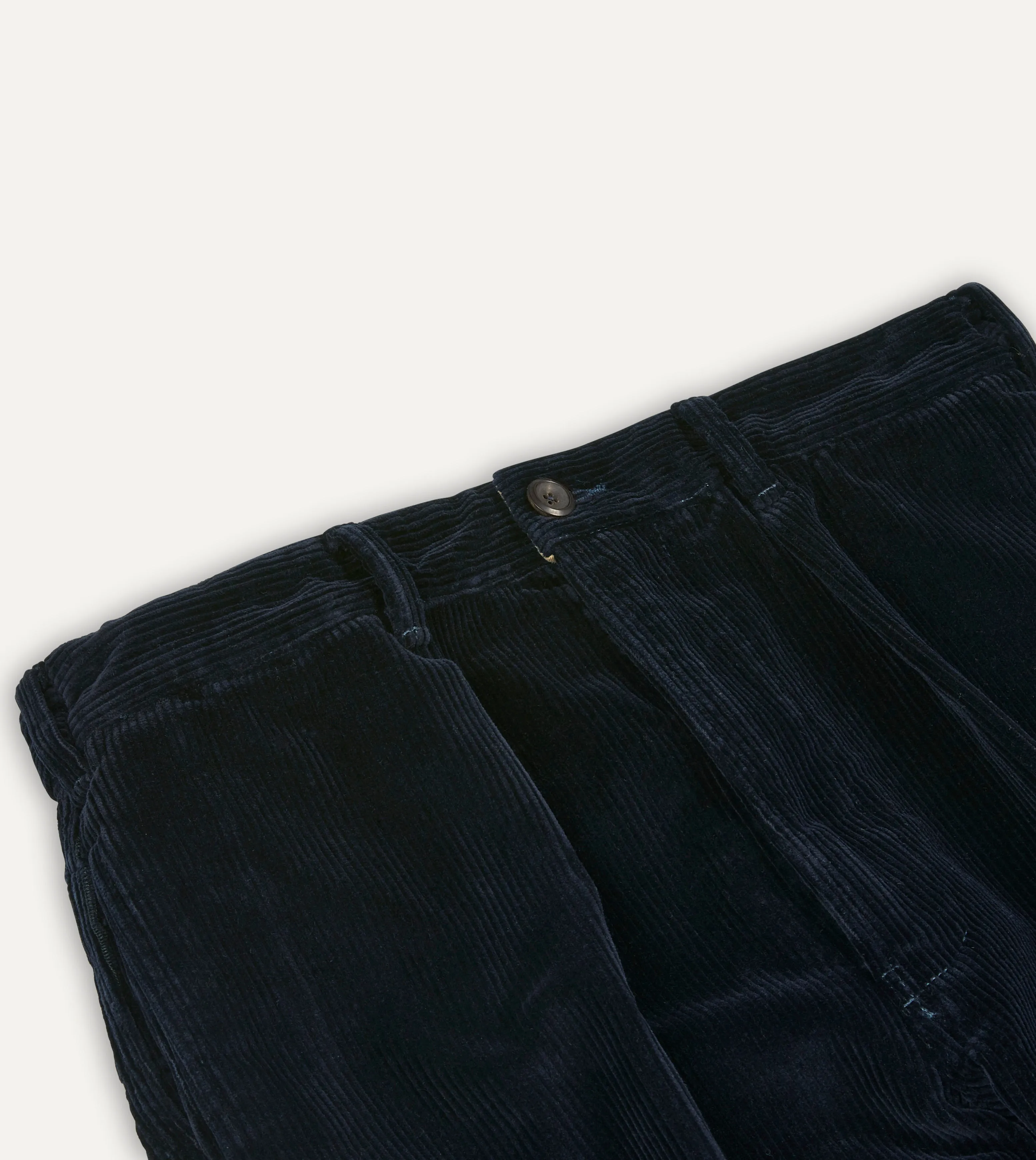 Navy Cotton Corduroy Games Trousers