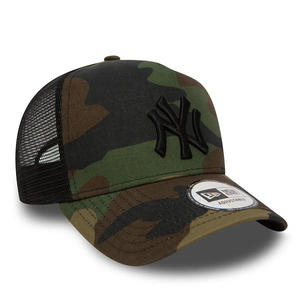 NEW ERA New York Yankees Clean Camo A-Frame Trucker Cap