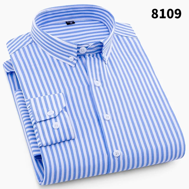 NEW Men Fashion Casual Long Sleeved Printed Shirt