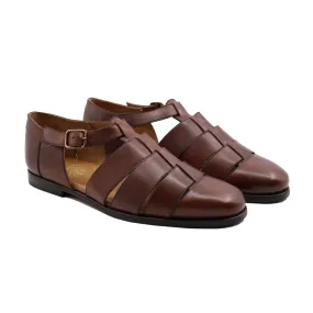 Newcastle - Men's Brown Calf Letaher Sandal