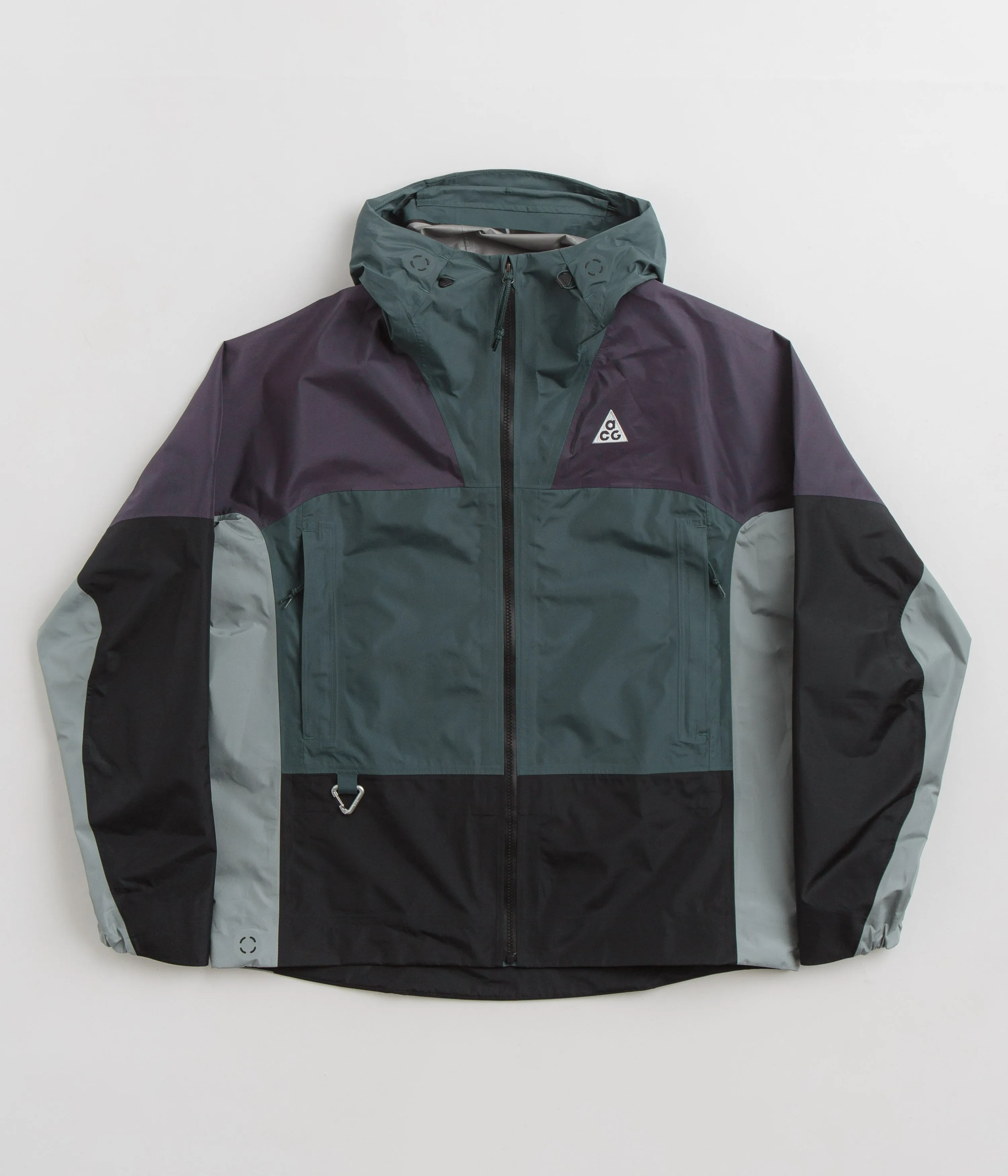 Nike ACG Womens Chain Of Craters Jacket - Faded Spruce / Gridiron / Summit White