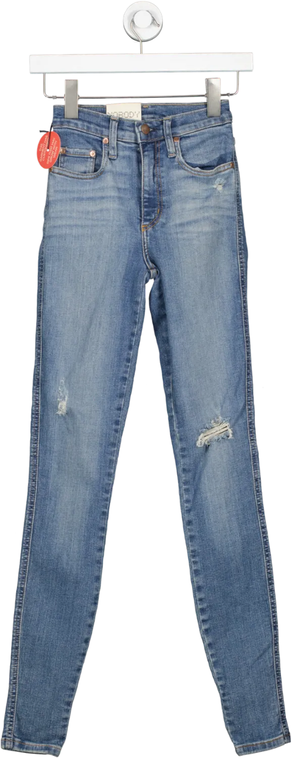 nobody Blue Cult High Rise Skinny Jeans BNWT W24