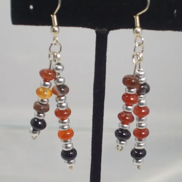 Ofelia Jasper Bead Dangle Earrings