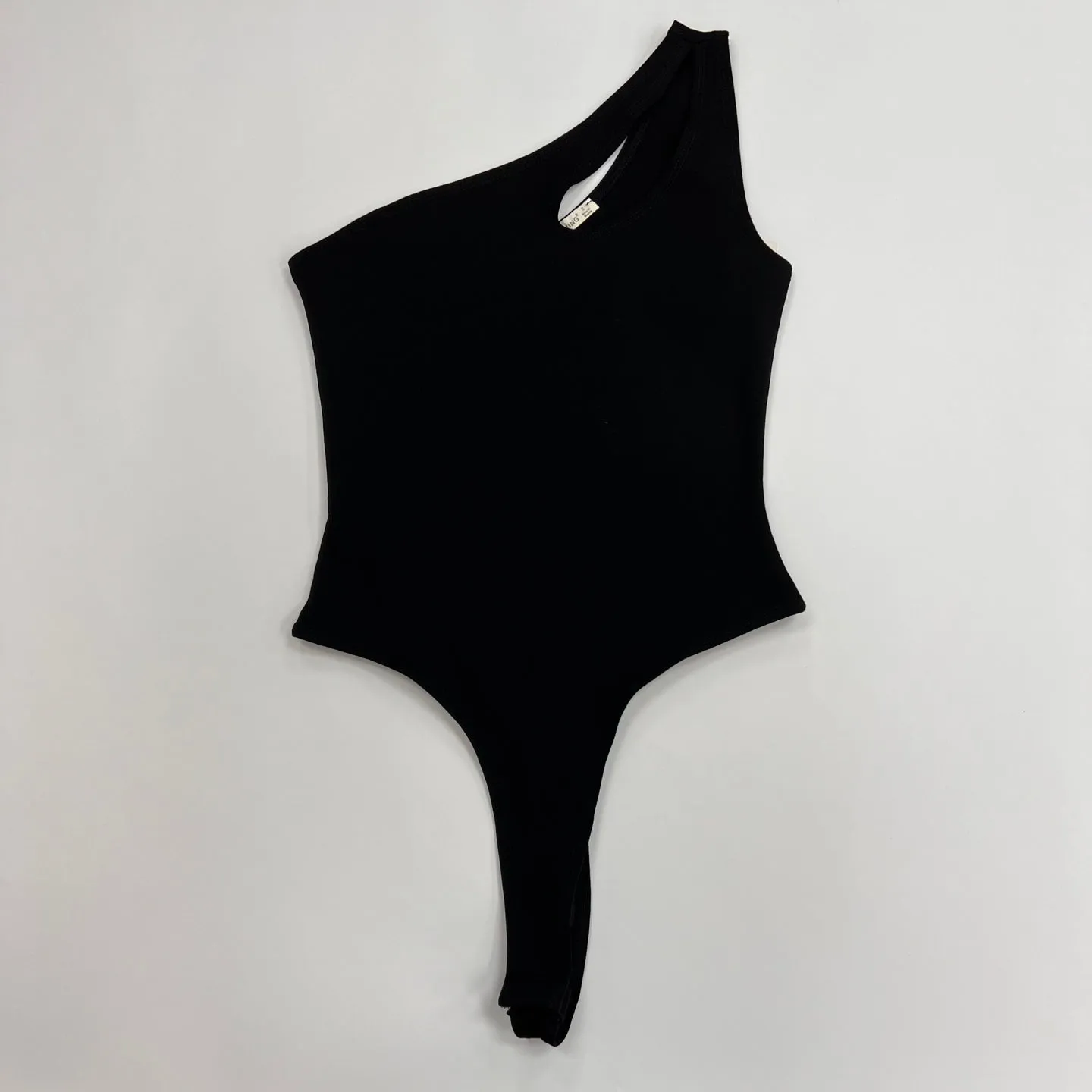 One Shoulder Contour Knit Bodysuit