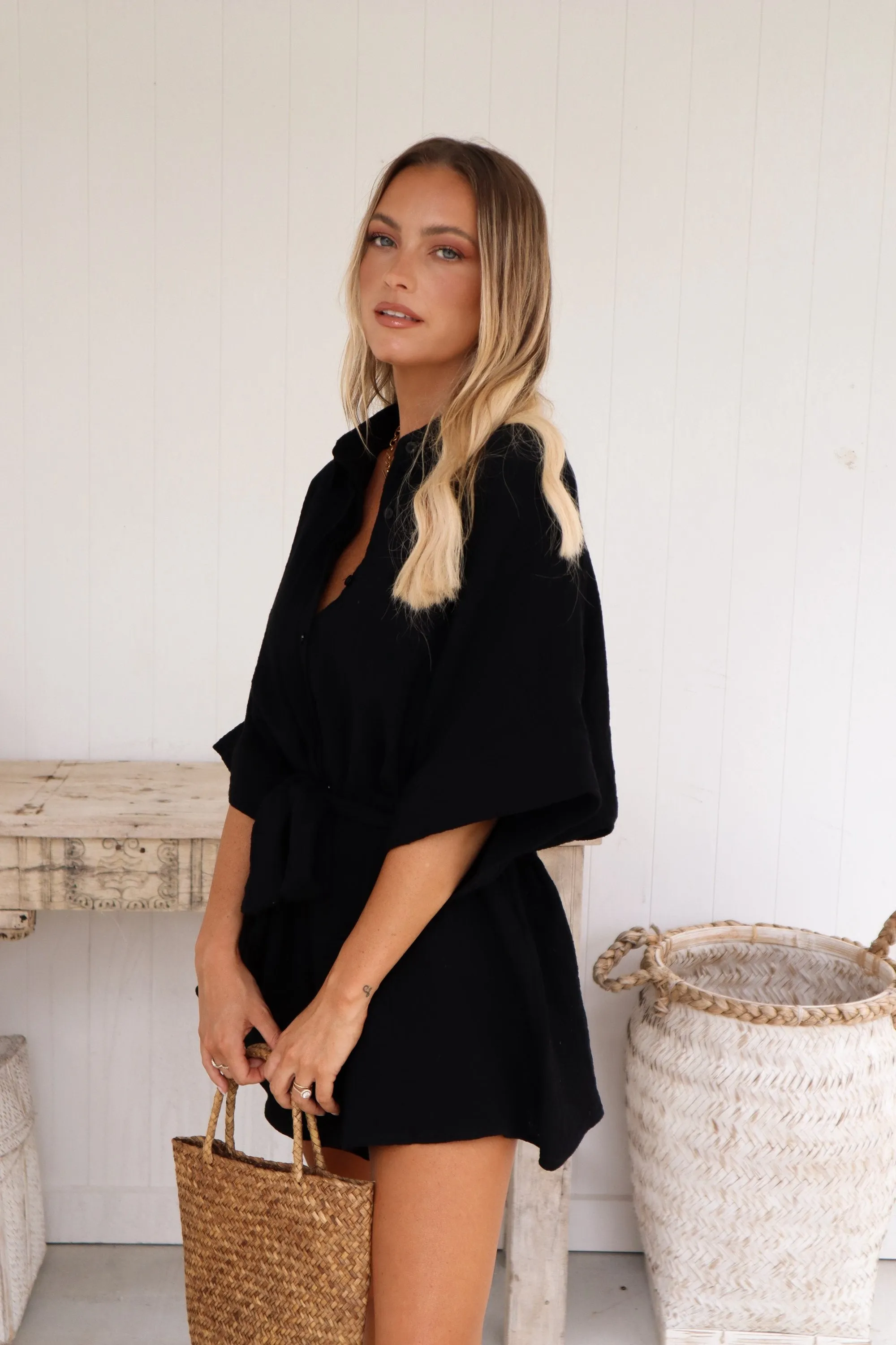 Opal Playsuit - Black