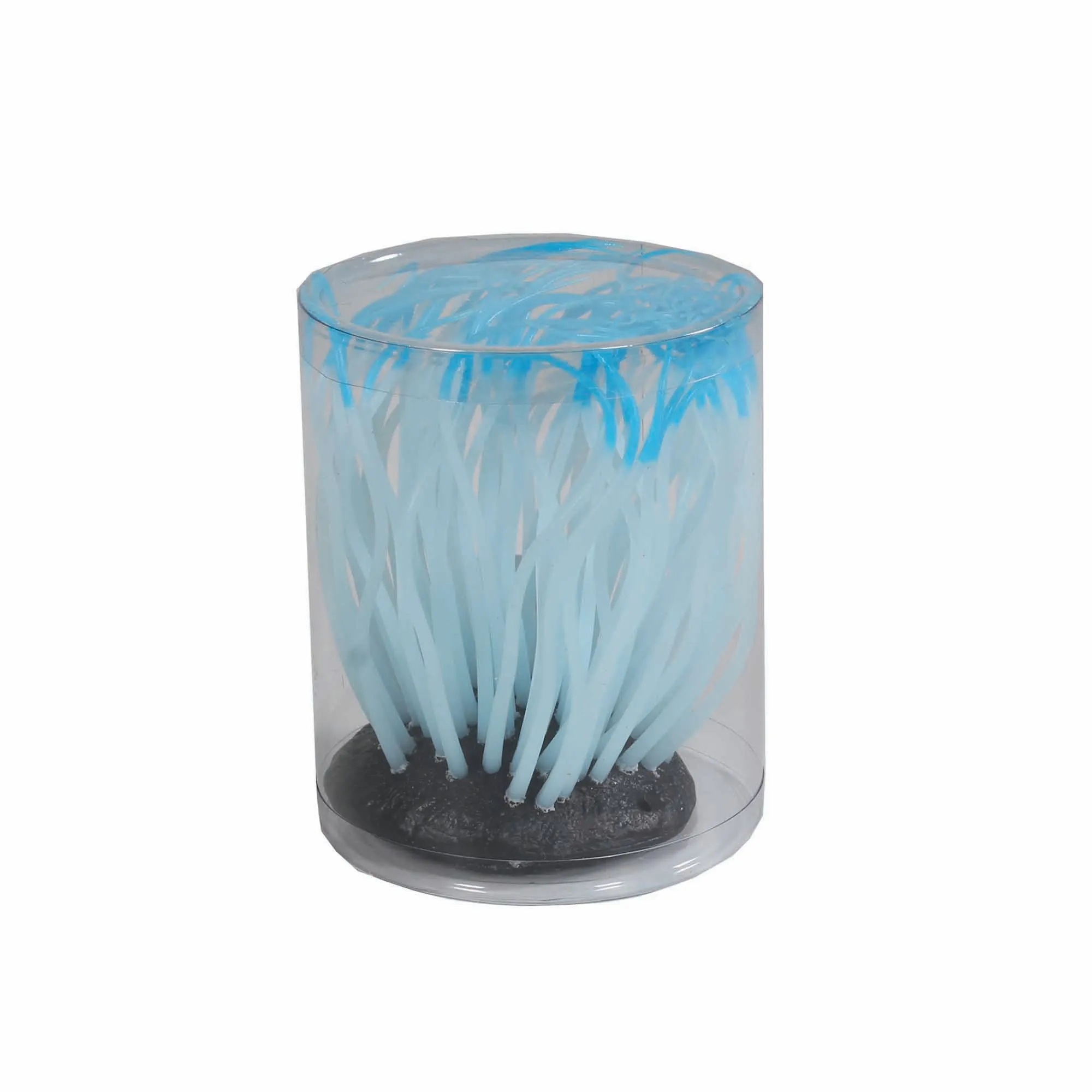 Penn-Plax Aqua-Plants Artificial Soft Silicone Sea Anemone Fish Tank and Aquarium Decor  – Blue