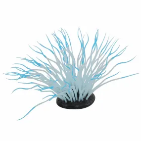 Penn-Plax Aqua-Plants Artificial Soft Silicone Sea Anemone Fish Tank and Aquarium Decor  – Blue