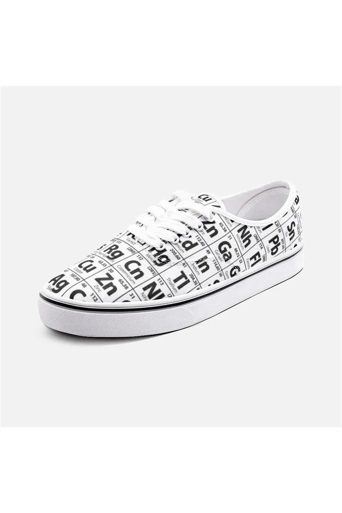 Periodic Table of Elements Unisex Canvas Sneakers