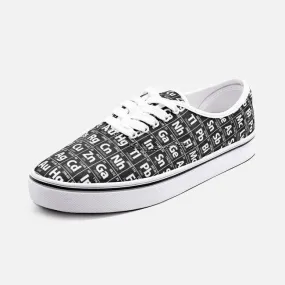 Periodic Table Unisex Canvas Sneakers