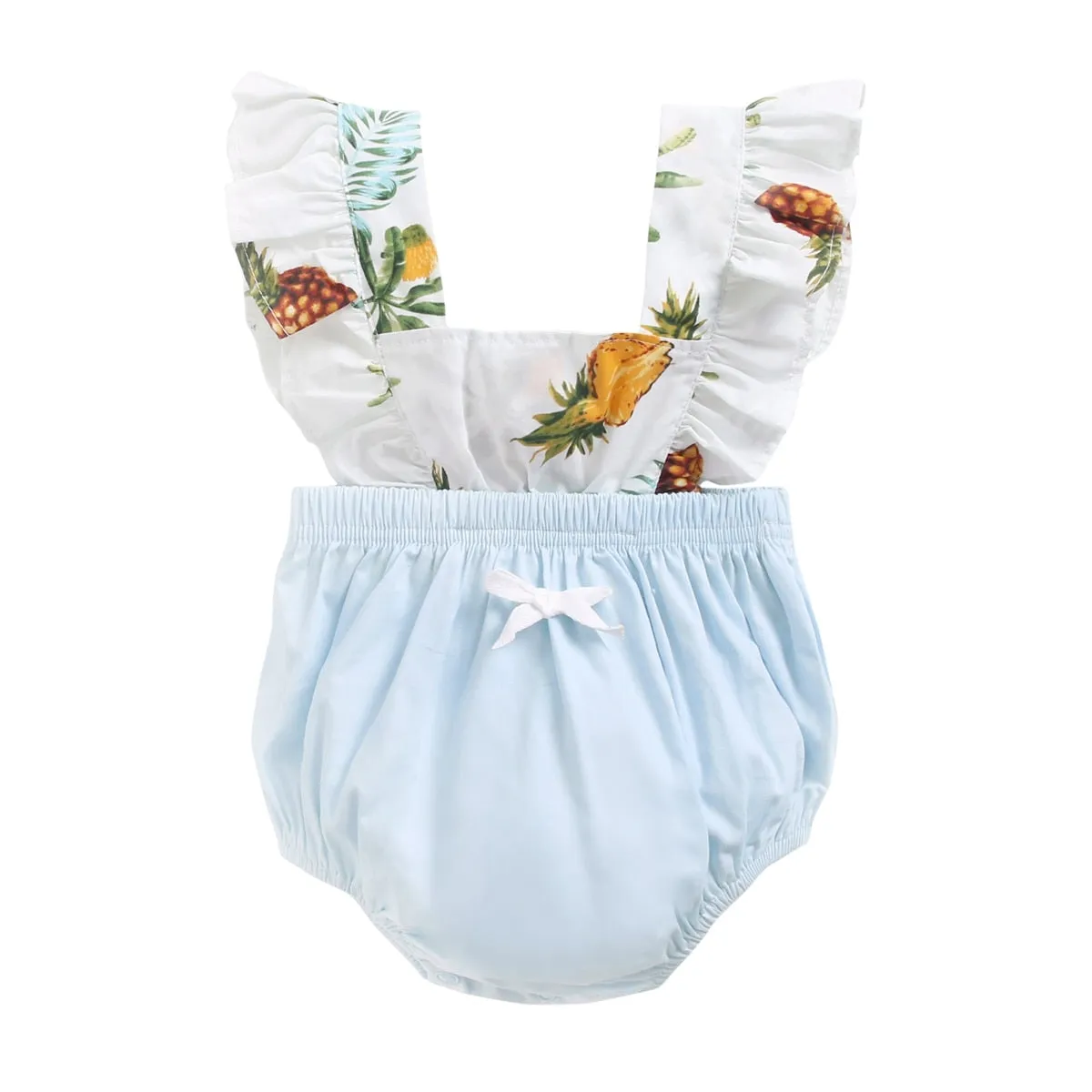 Princess Baby Girls' Floral Romper