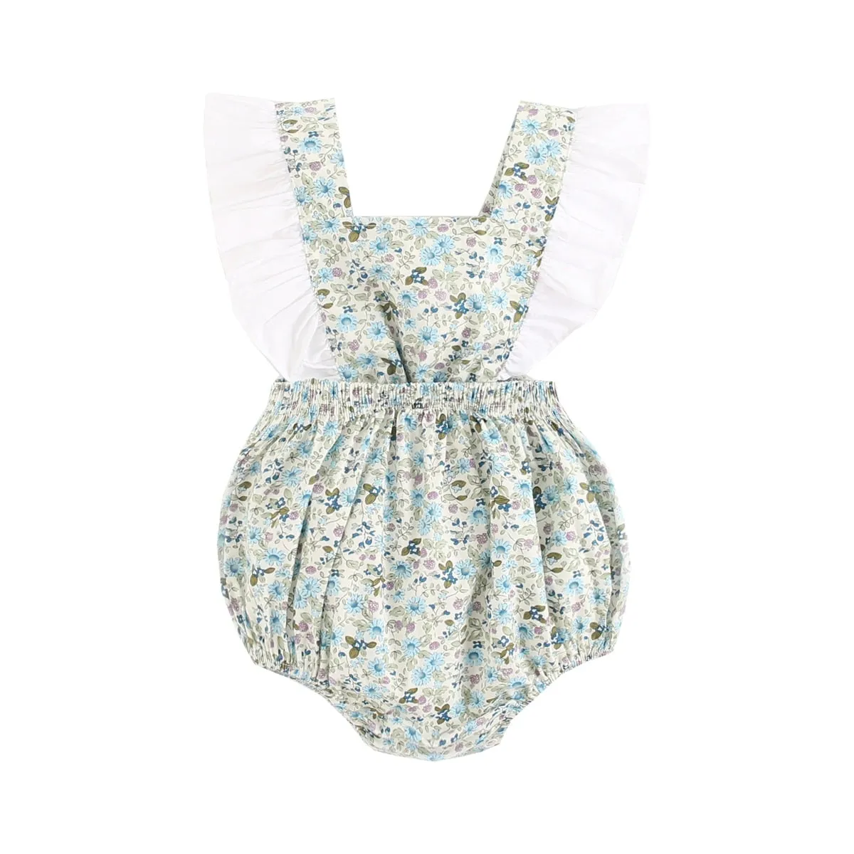 Princess Baby Girls' Floral Romper