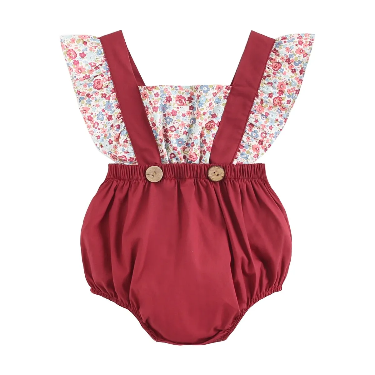 Princess Baby Girls' Floral Romper