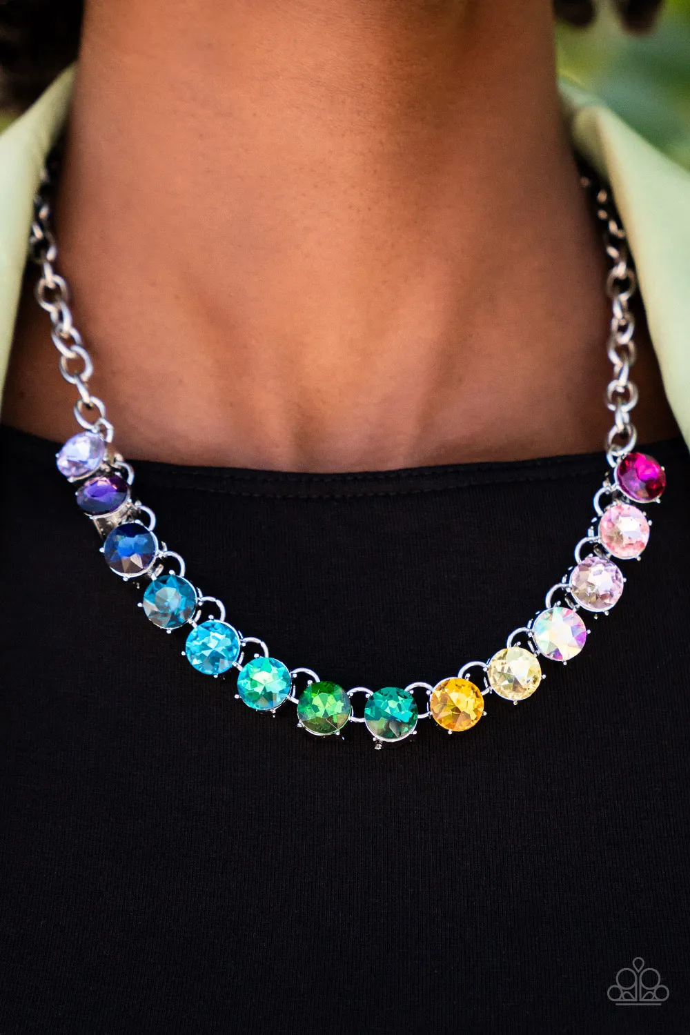 Rainbow Resplendence - Multi Paparazzi Necklace