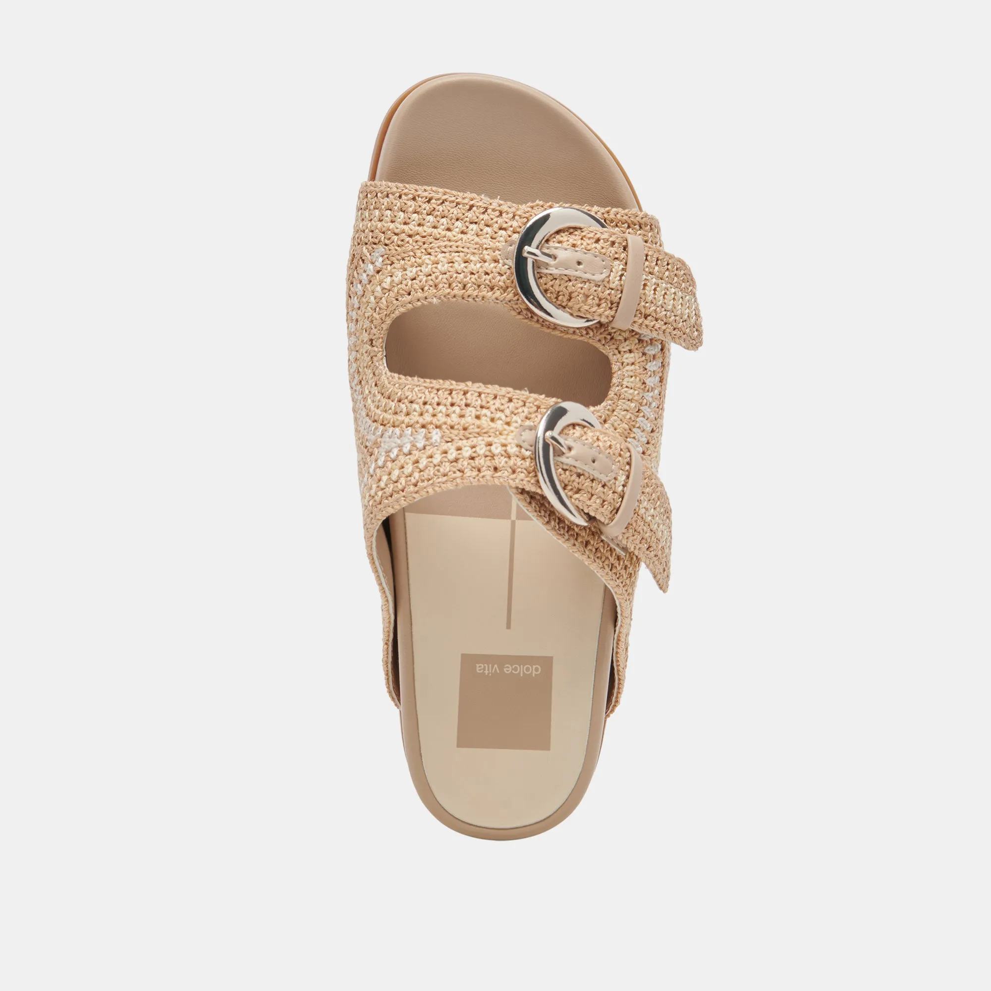 RALLI SANDALS NATURAL MULTI KNIT