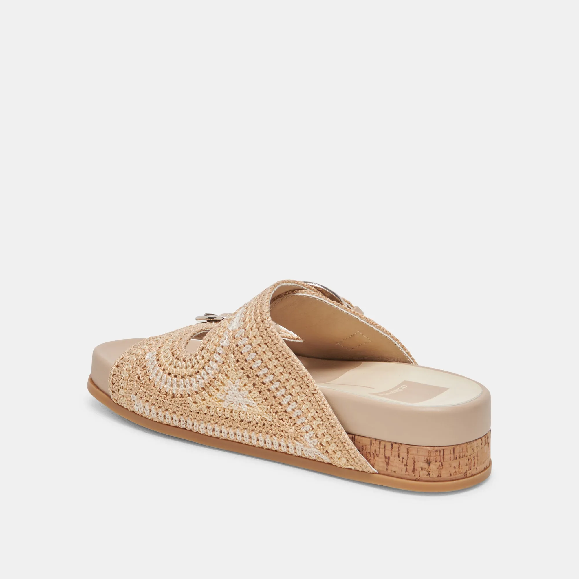 RALLI SANDALS NATURAL MULTI KNIT