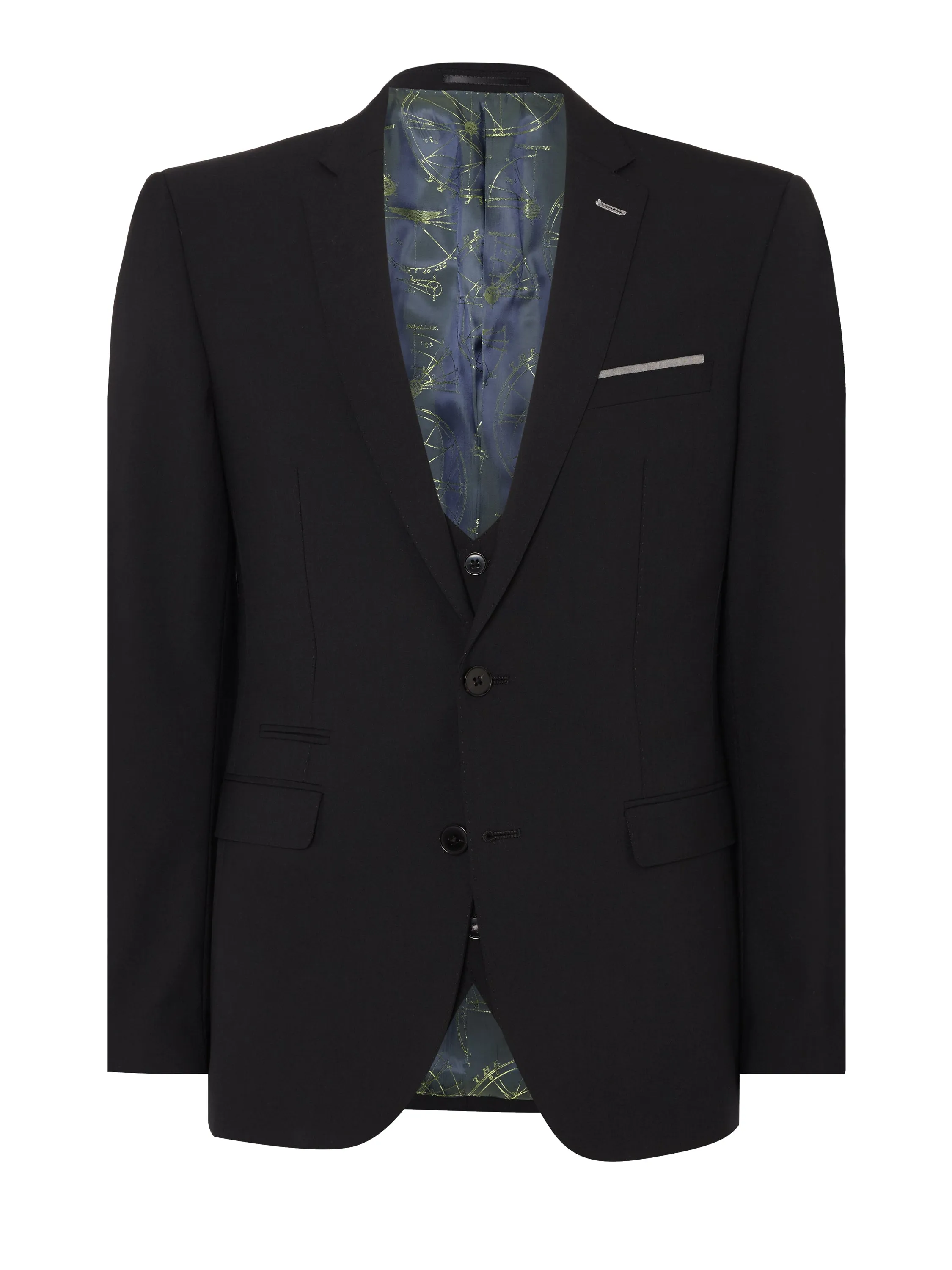 REMUS UOMO Luca Slim Fit Mix & Match Suit/Black - CORE AW21