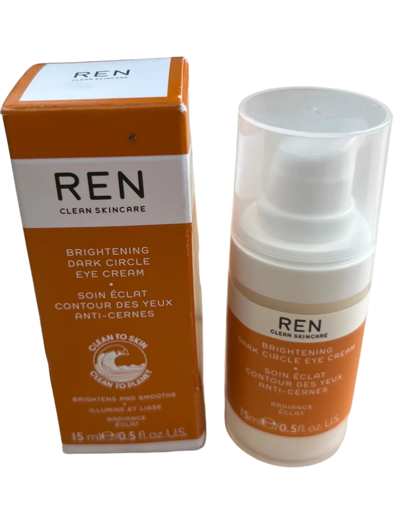 REN - Clean Skincare Radiance Brightening Dark Circle Eye Cream 15ml