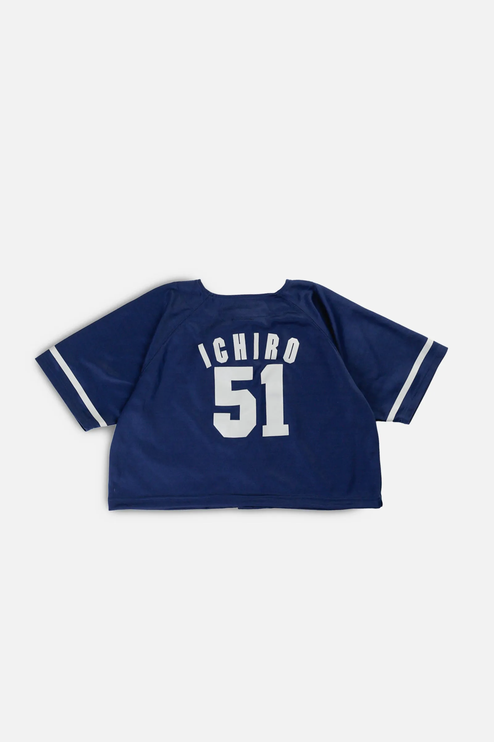 Rework Crop Seattle Mariners MLB Jersey - L