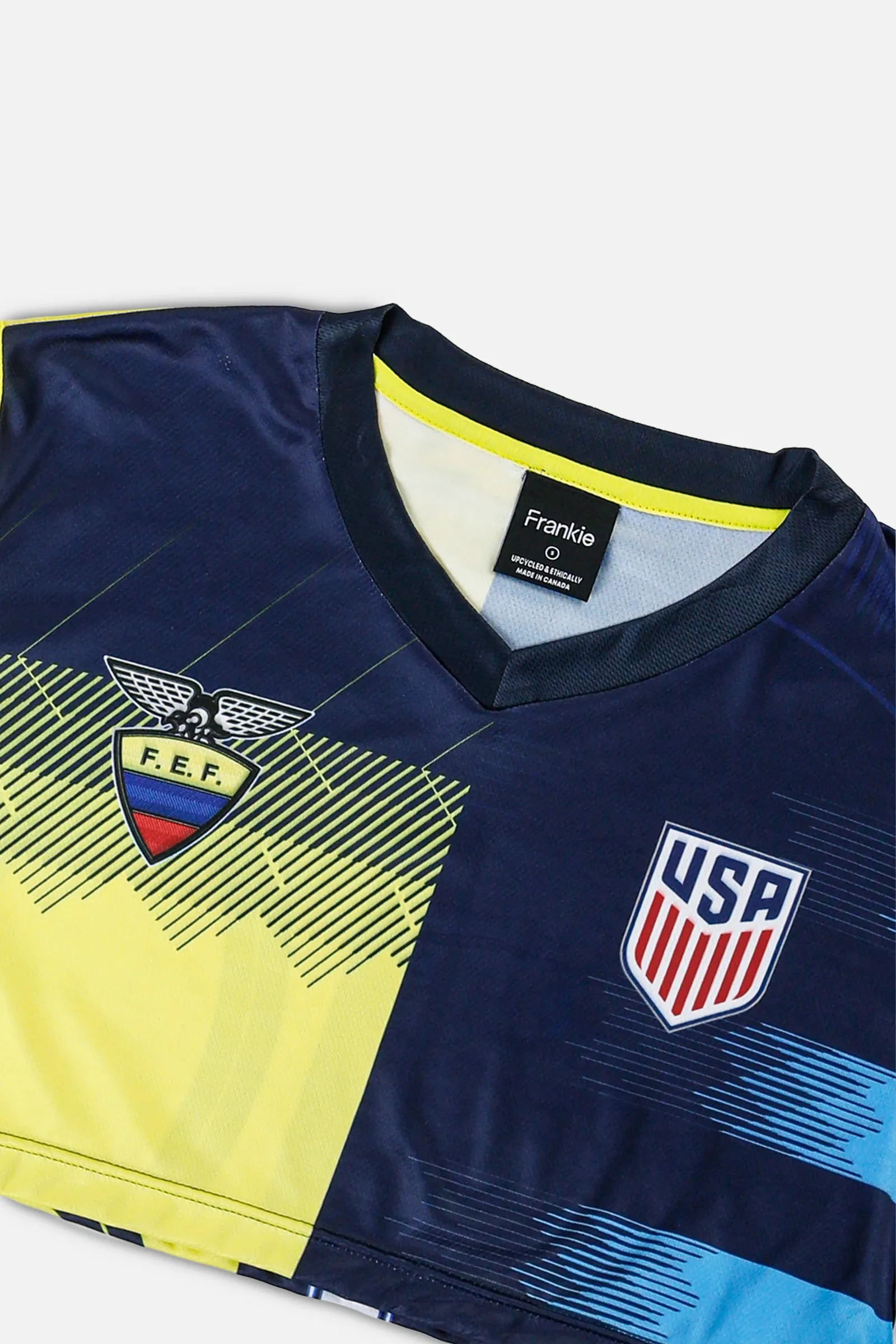 Rework Crop USA Soccer Jersey - S