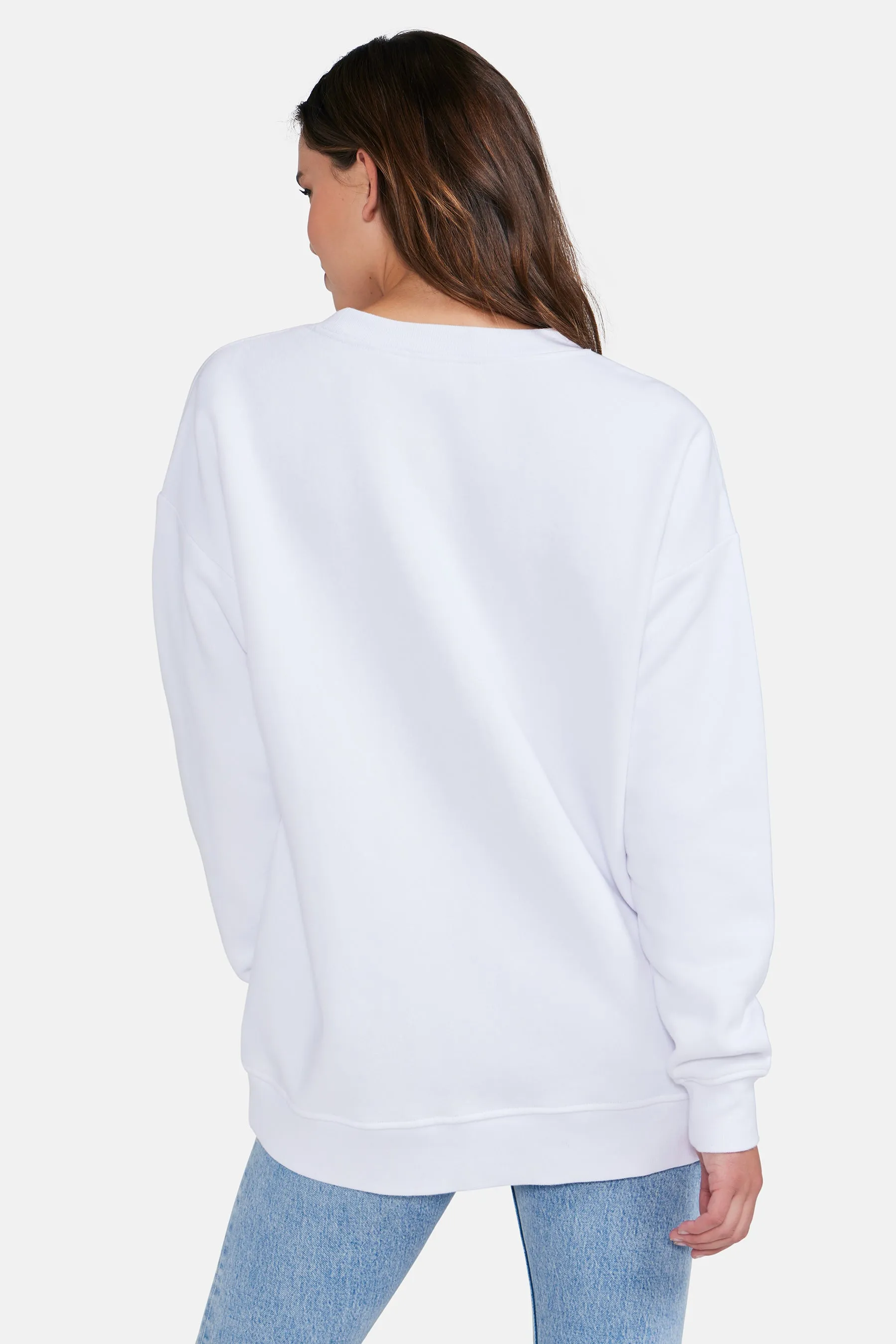 Roadtrip Sweatshirt | Clean White