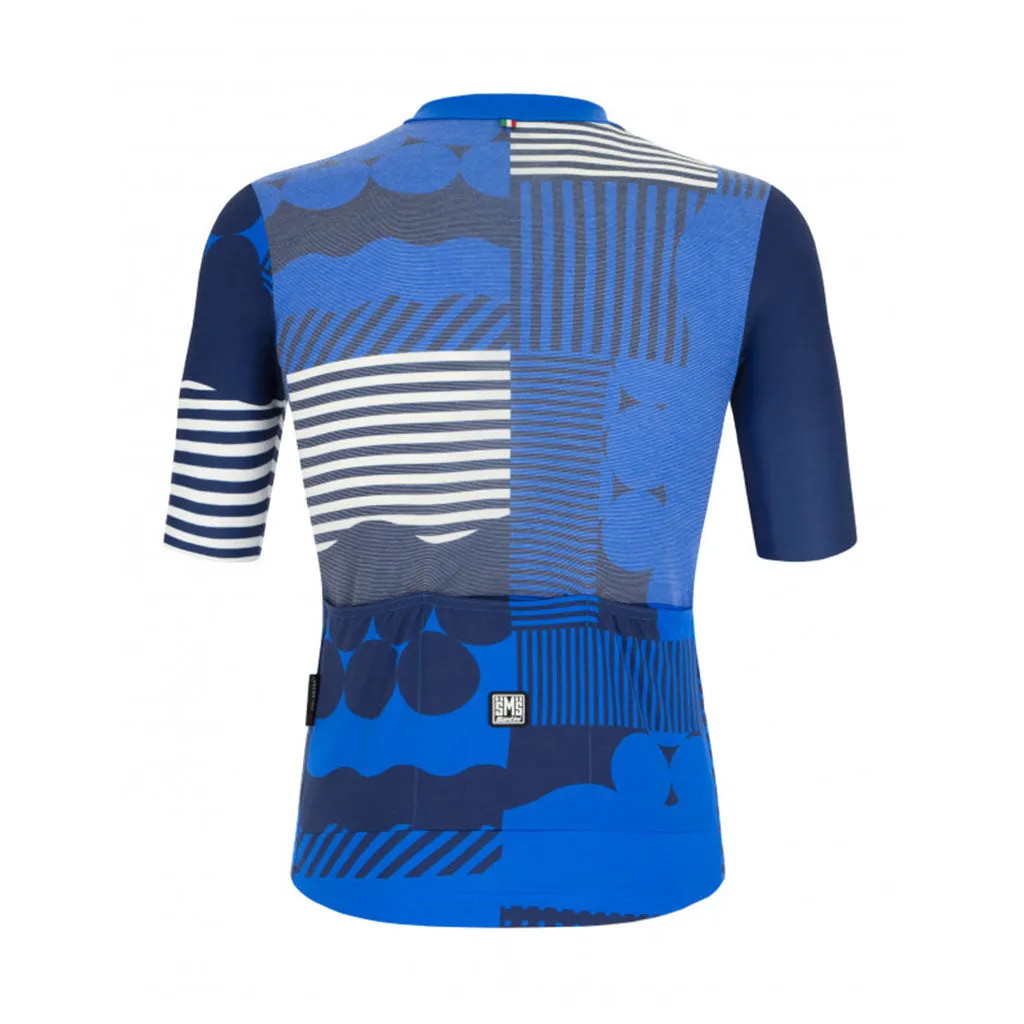 Santini Delta Optic Jersey - Royal Blue