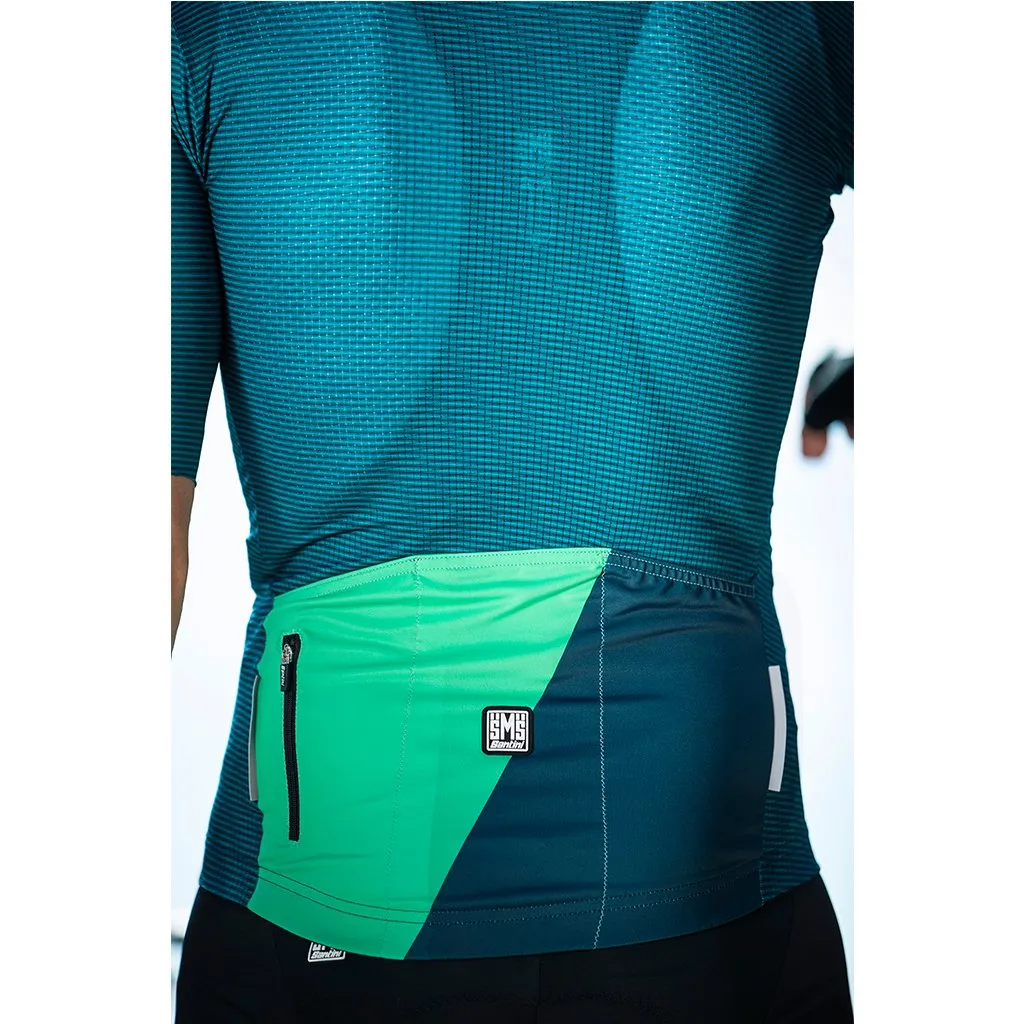 Santini Tono Studio Jersey - Teal