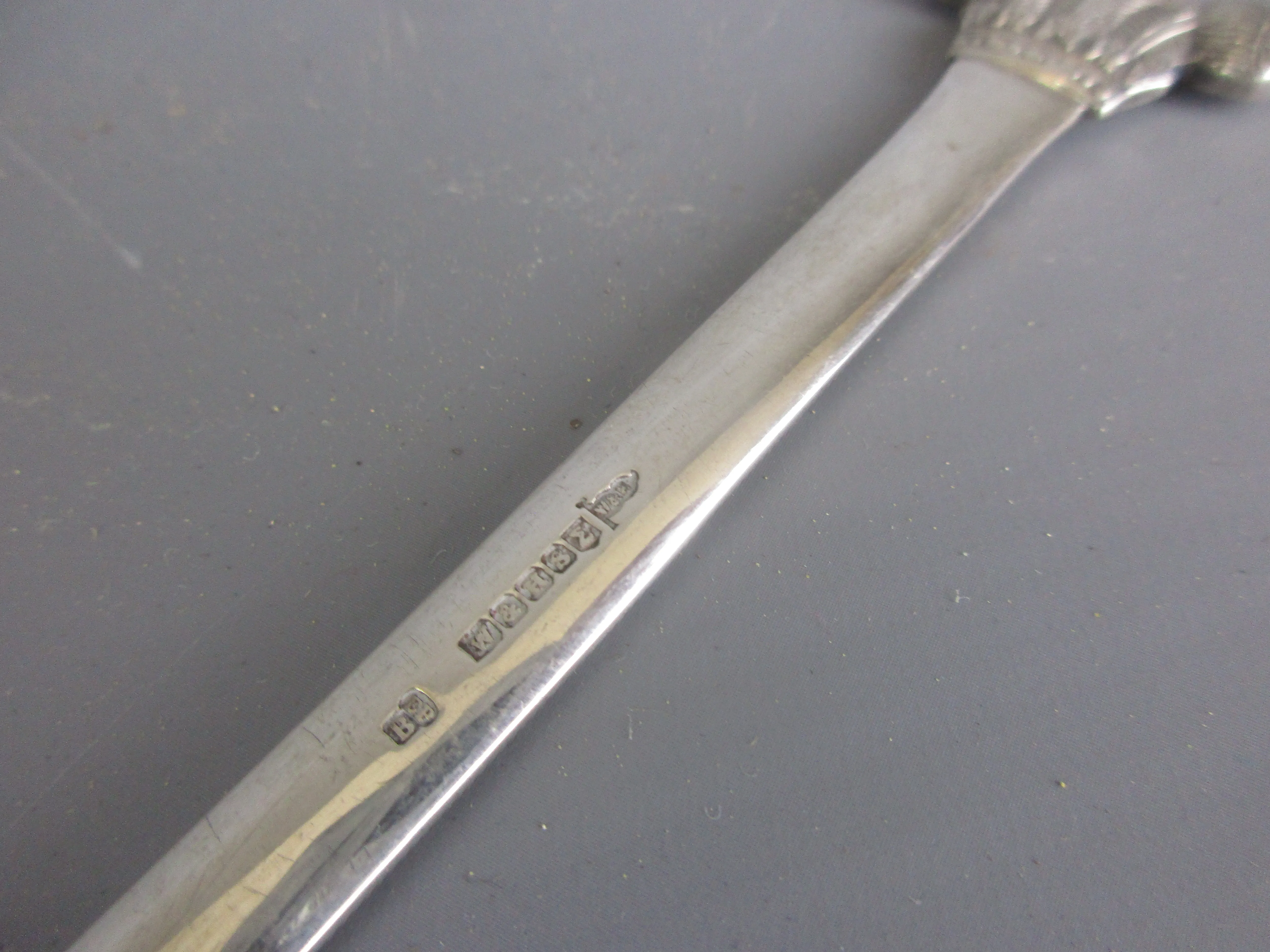 Silver Plated Prince Of Wales Meat Skewer Antique Victorian c1900