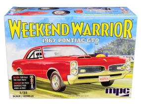 Skill 3 Model Kit 1967 Pontiac GTO Weekend Warrior 3 in 1 Kit 1/25 Scale Model by MPC