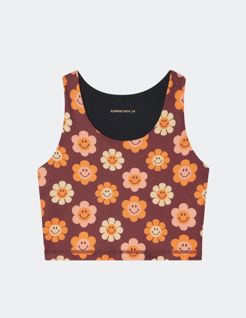 Smiley Flower Bra Tank