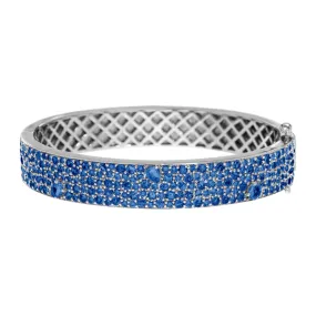 Stardust Bangle Silver Sapphire