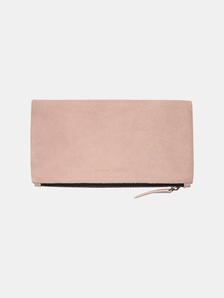 Status Anxiety Feel the Night Clutch - Dusty Pink