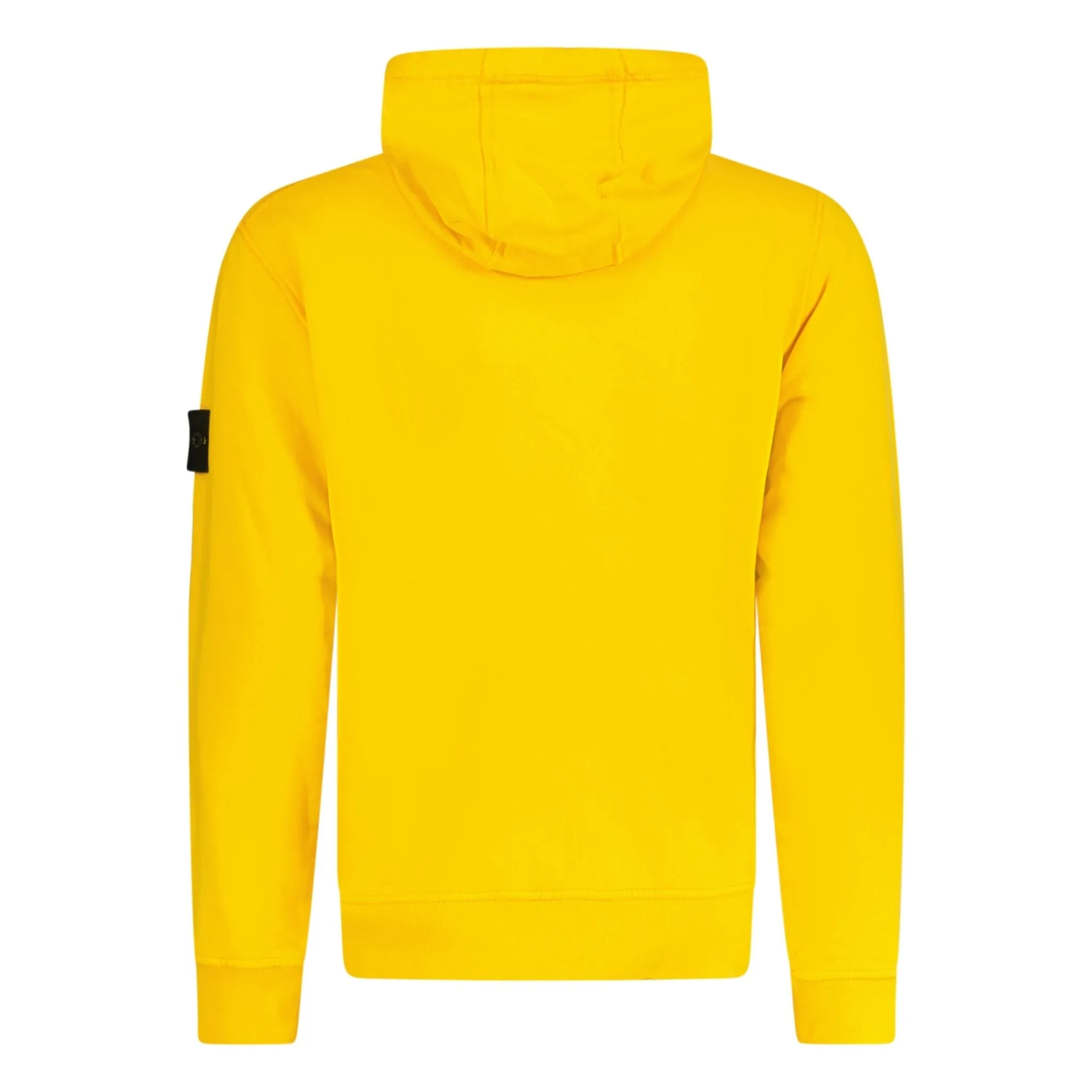 STONE ISLAND BASIC BADGE HOODED SWEATSHIRT LIGHT ORANGE