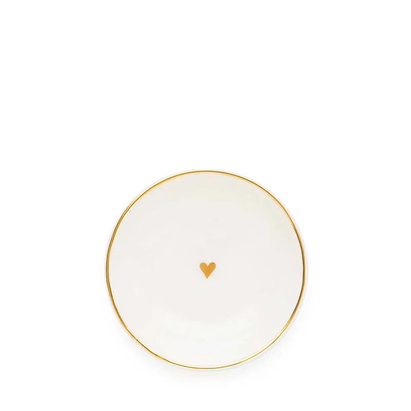 SUGAR PAPER | Small Round Trinket Tray w/ Heart