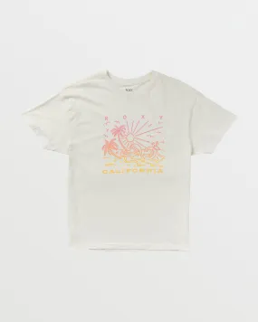 Sunny Days California Boyfriend T-Shirt - Egret